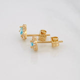 Topos Lagrima 1.1g / in / 5.75mm Oro Amarillo 18K