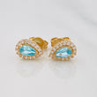 Topos Lagrima 1.1g / in / 5.75mm Oro Amarillo 18K