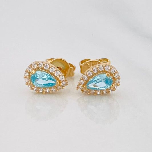 Stud Earrings Tear 1.1g / in / 5.75mm Yellow Gold 18K