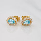 Topos Lagrima 1.1g / in / 5.75mm Oro Amarillo 18K