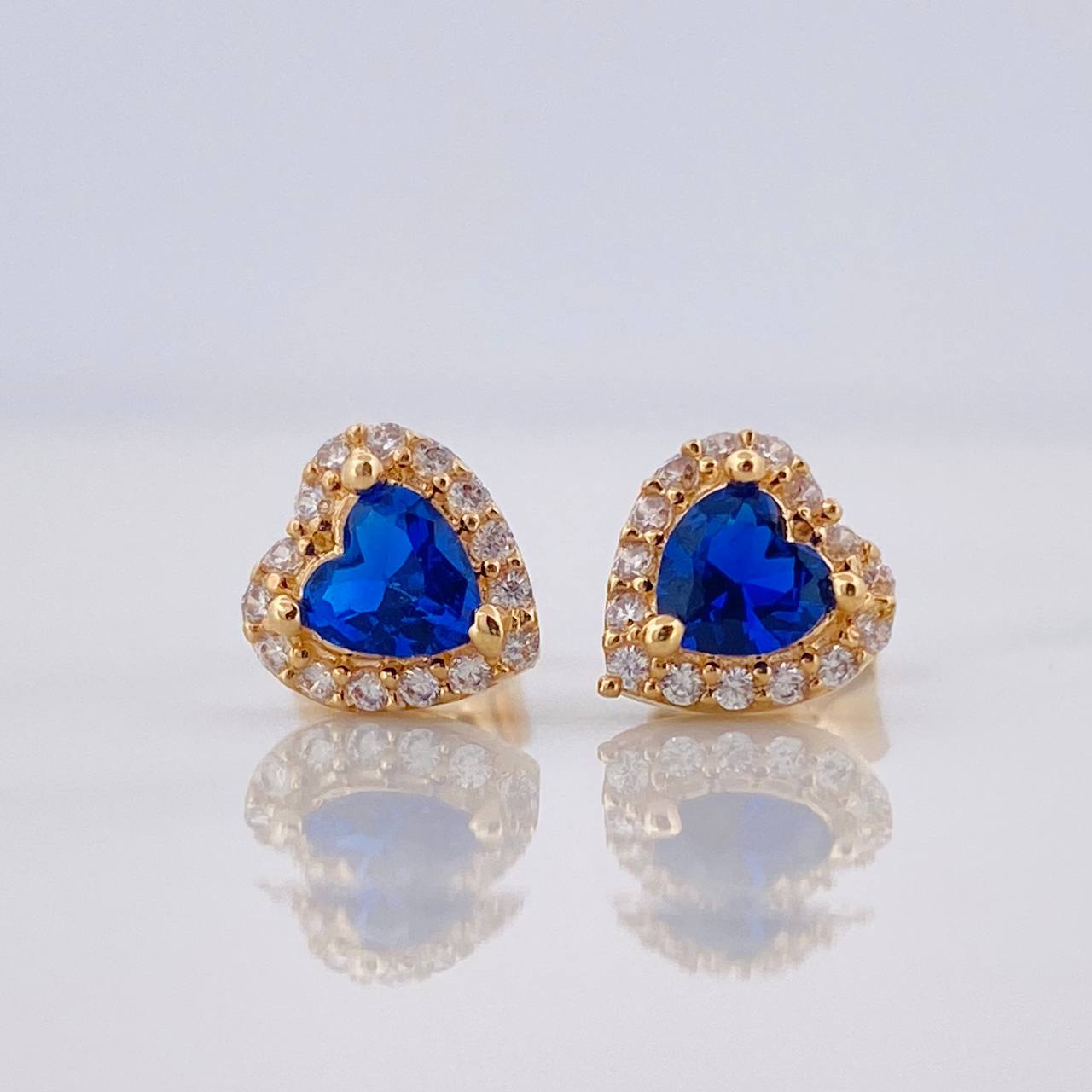 Topos Corazon Tupido 1.6g / in / 6.25mm Oro Amarillo 18K