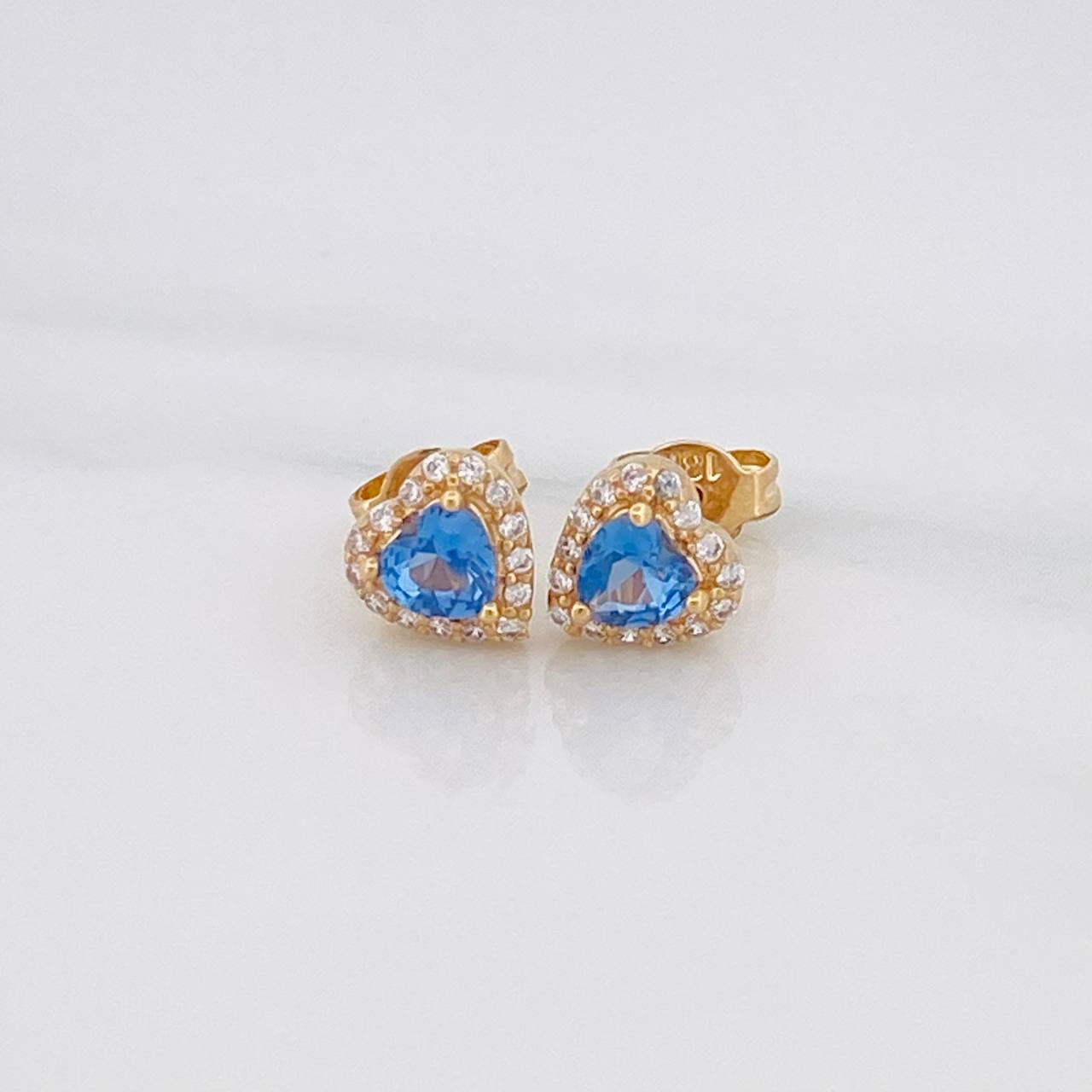 Topos Corazon Tupido 1.45g / in / 6.3mm Oro Amarillo 18K