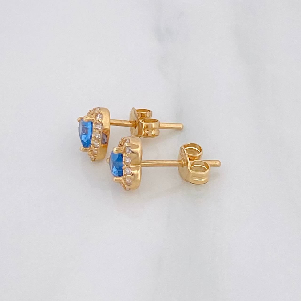 Topos Corazon Tupido 1.45g / in / 6.3mm Oro Amarillo 18K