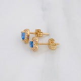 Topos Corazon Tupido 1.45g / in / 6.3mm Oro Amarillo 18K