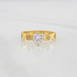 Solitaire Ring Churumbela Flores 2.55g / T5 3/4 Yellow Gold 18K