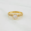 Anillo Solitario Churumbela 2.8g / T6 1/2 Oro Amarillo 18K