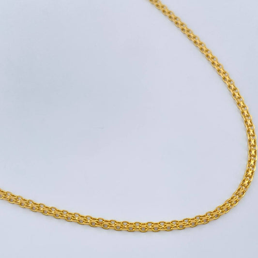 Cadena China 4.55gr / 19 3/4 in / 2.3mm Oro Amarillo +1 18K +