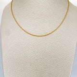 Cadena China 4.55gr / 19 3/4 in / 2.3mm Oro Amarillo +1 18K +