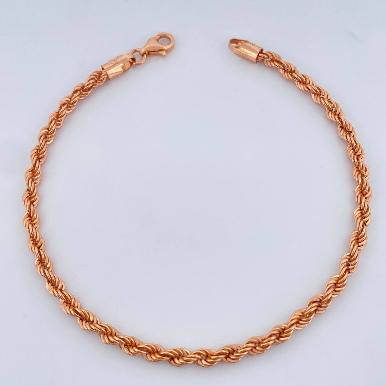 Pulso Lazo 3gr / 0 in / 3mm Oro Rosa +3 18K +