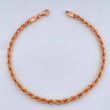 Pulso Lazo 3gr / 0 in / 3mm Oro Rosa +3 18K +