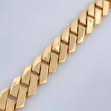 Cuban Links Bracelet 19.25gr / 7 3/4 in / 8mm 18K Yellow Gold %