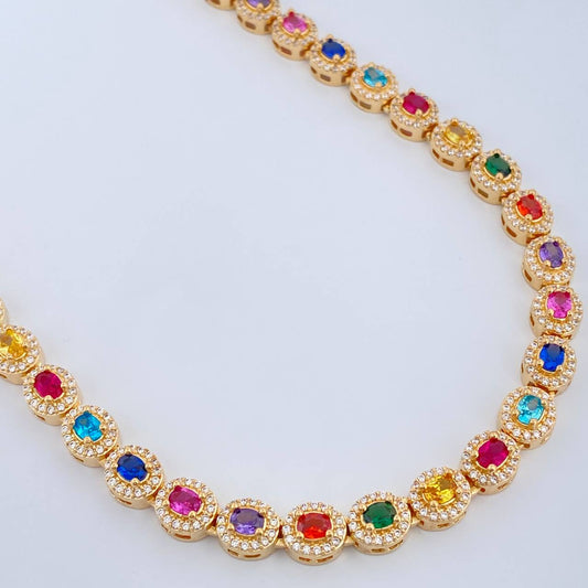 Cadena Tennis 52.6gr / 19 1/4 in / 6mm Oro Amarillo 18K %