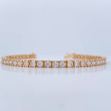 Pulso Tennis 18.95gr / 7 3/4 in / 4mm Oro Amarillo 18K %