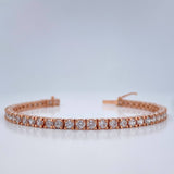 Tennis Bracelet 12.65gr / 6 1/2 in / 3mm 18K Rose Gold %