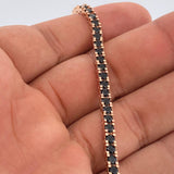 Pulso Tennis 13.45gr / 7 in / 3mm Oro Rosa 18K %