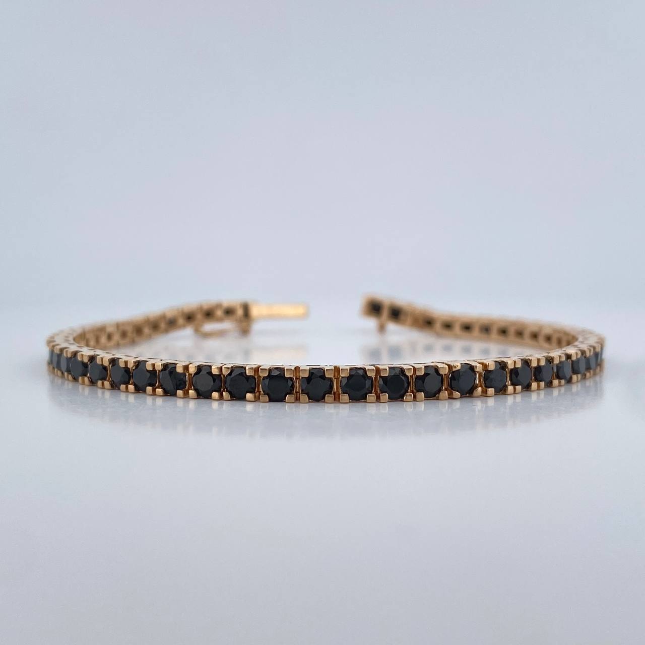 Pulso Tennis 13gr / 7 1/4 in / 3mm Oro Amarillo 18K %