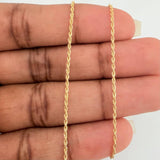 Set Cadena y Dije Lazo + Estrella David 1.4gr / 15 3/4 in / 1.39mm Oro Amarillo 18K (Oferta) !