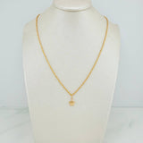 Set Cadena y Dije Lazo + Estrella 1.35gr / 15 3/4 in / 1.39mm Oro Amarillo 18K (Oferta) &