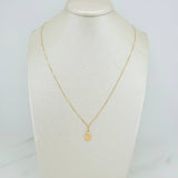 Set Cadena y Dije Veneciana + Estrella David 1.2gr / 15 3/4 in / 0.49mm Oro Amarillo 18K (Oferta) &