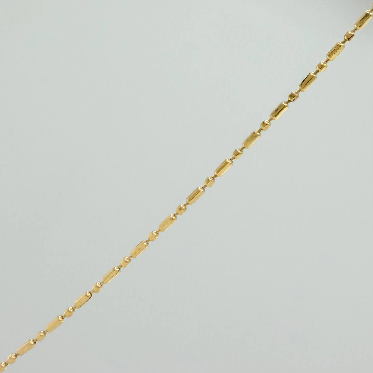 Set Cadena y Dije Morse + Estrella 1.85gr / 17 3/4 in / 0.73mm Oro Amarillo 18K (Oferta) &