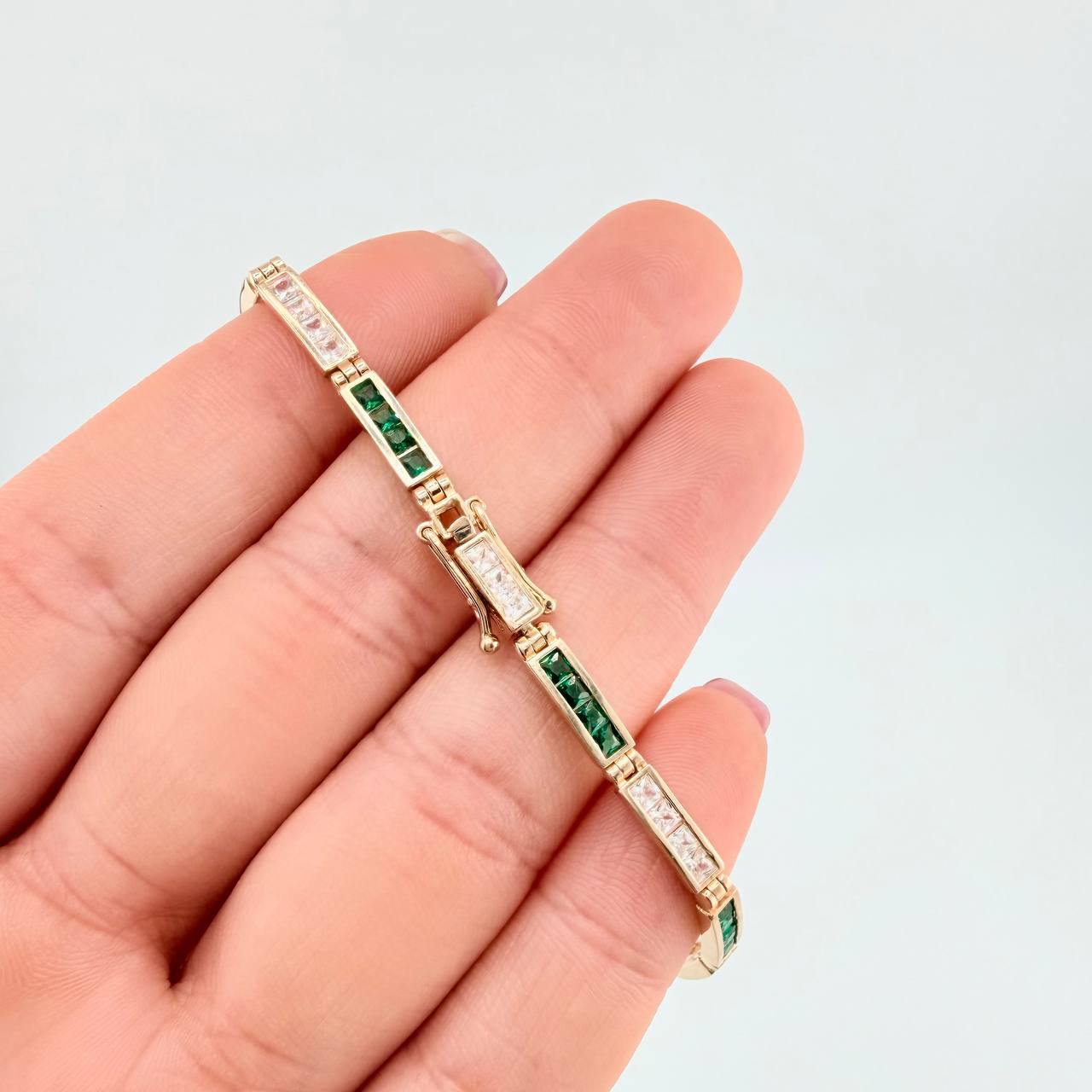 Pulso Eslabones Tupidos 10.8g / 7 3/4 in / 3.3mm Oro Amarillo 18K