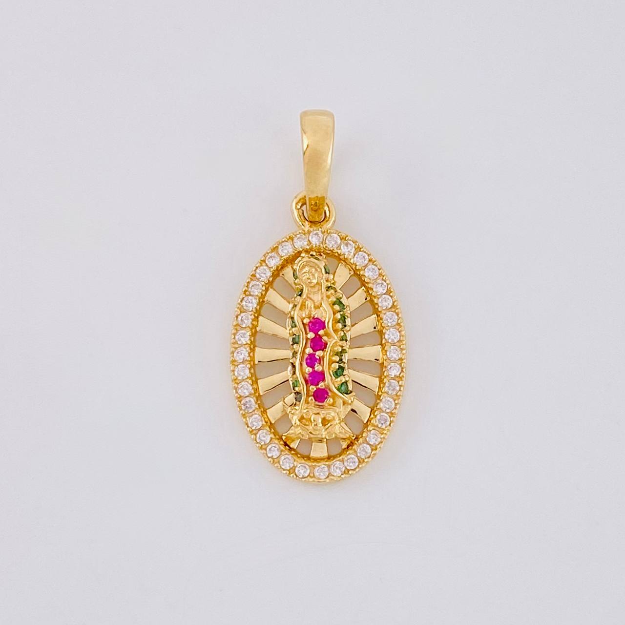 Dije Destellos Virgen Guadalupe 2.3g / 1 in Oro Amarillo 18K