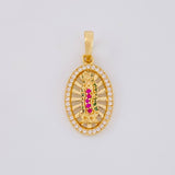 Dije Destellos Virgen Guadalupe 2.3g / 1 in Oro Amarillo 18K