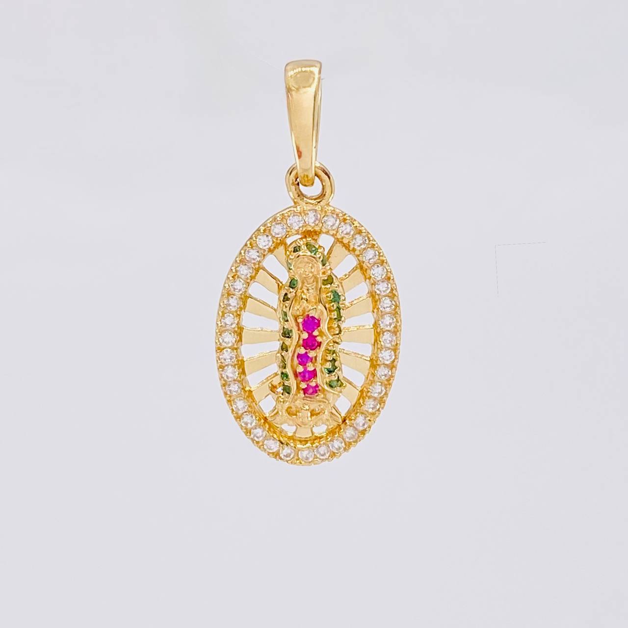 Dije Destellos Virgen Guadalupe 2.3g / 1 in Oro Amarillo 18K