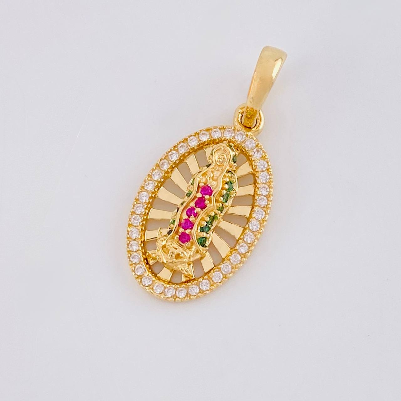 Dije Destellos Virgen Guadalupe 2.3g / 1 in Oro Amarillo 18K