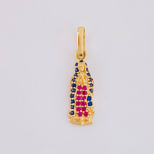 Pendant Virgin Guadalupe 1.1g / 1 in Yellow Gold 18K