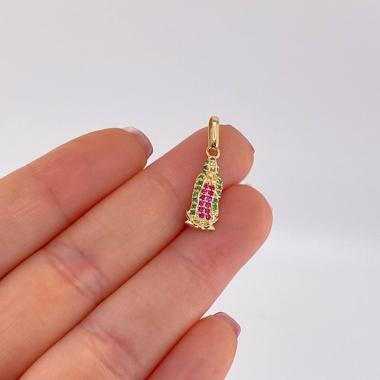 Dije Virgen Guadalupe 1.2g / 1 in Oro Amarillo 18K