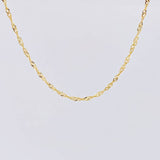 Cadena Singapur 1.6g / 19 3/4 in / 1.8mm Oro Amarillo 18K