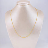 Cadena Singapur 1.6g / 19 3/4 in / 1.8mm Oro Amarillo 18K