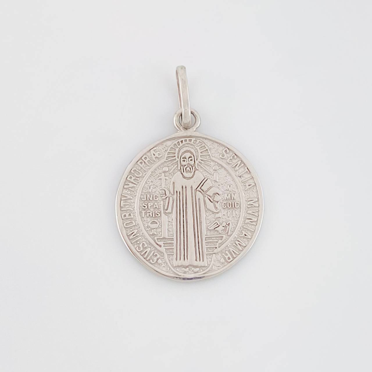 Pendant San Benito 2.45g / 1 in White Gold 18K