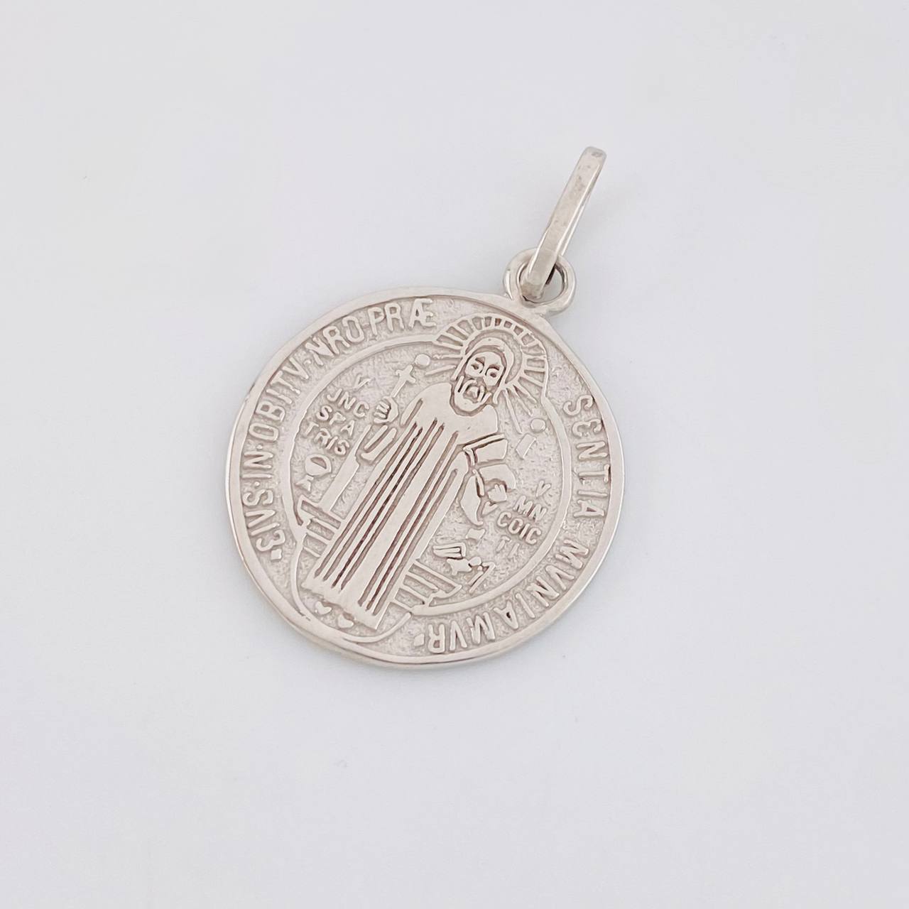 Pendant San Benito 2.45g / 1 in White Gold 18K
