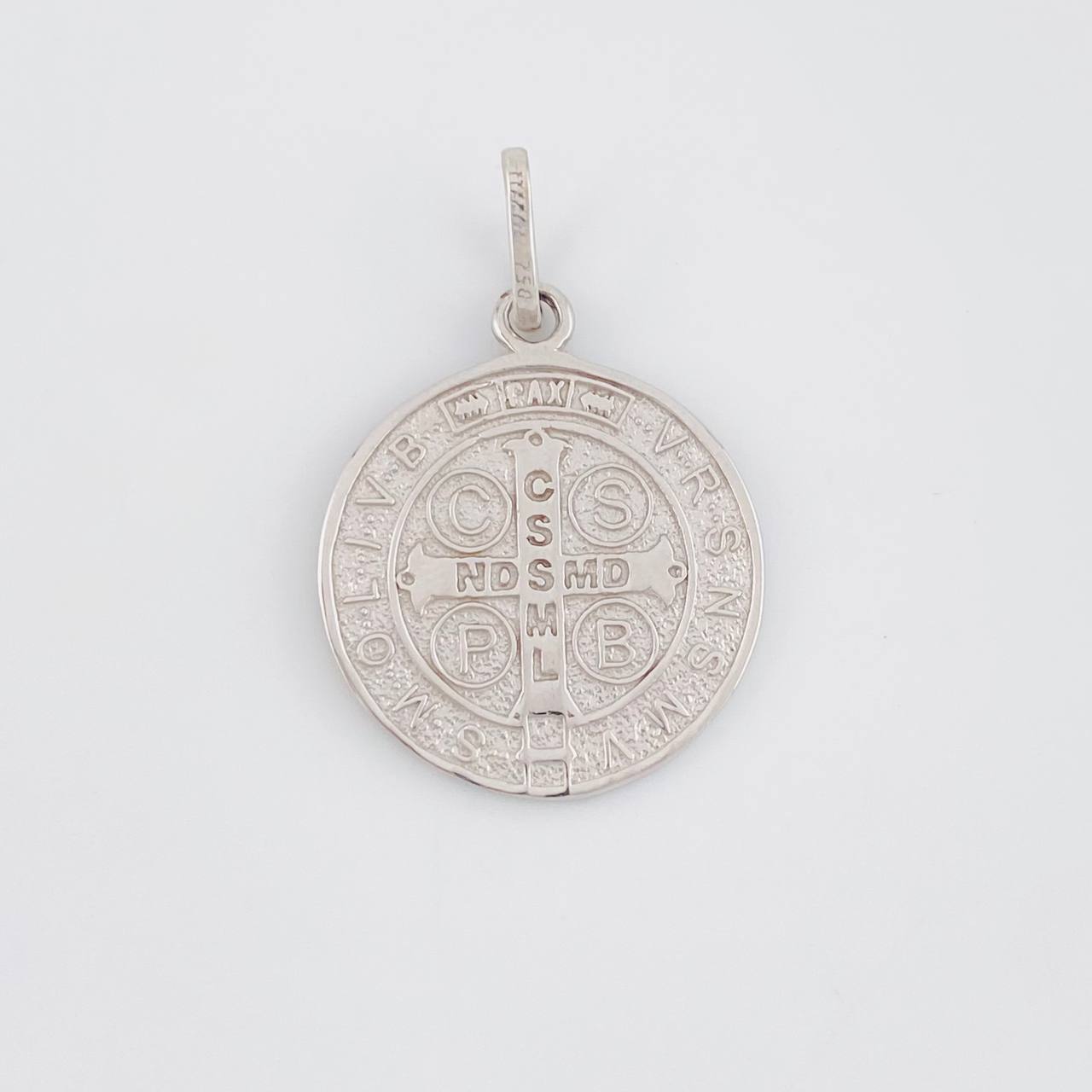 Pendant San Benito 2.45g / 1 in White Gold 18K