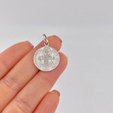 Pendant San Benito 2.45g / 1 in White Gold 18K