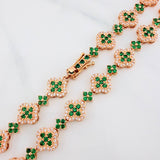 Clover Chain Flowers 37.45 g / 18 1/4 in / 9.74 mm Yellow Gold 18K