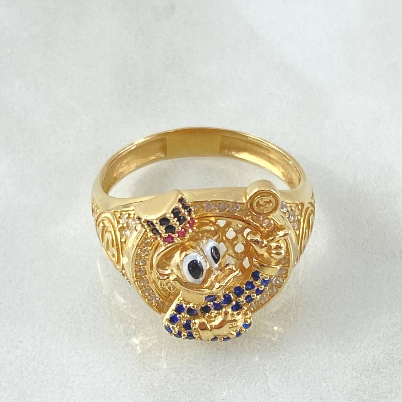Duck Inspired Ring 10gr / Size 10 3/4 / 18K Gold