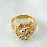 Duck Inspired Ring 10gr / Size 10 3/4 / 18K Gold