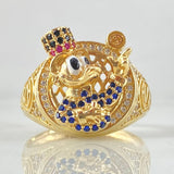 Duck Inspired Ring 10gr / Size 10 3/4 / 18K Gold