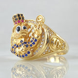 Duck Inspired Ring 10gr / Size 10 3/4 / 18K Gold