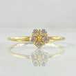 Sakura Flower Ring 1.3gr / Size 7 1/4 / 18K Gold