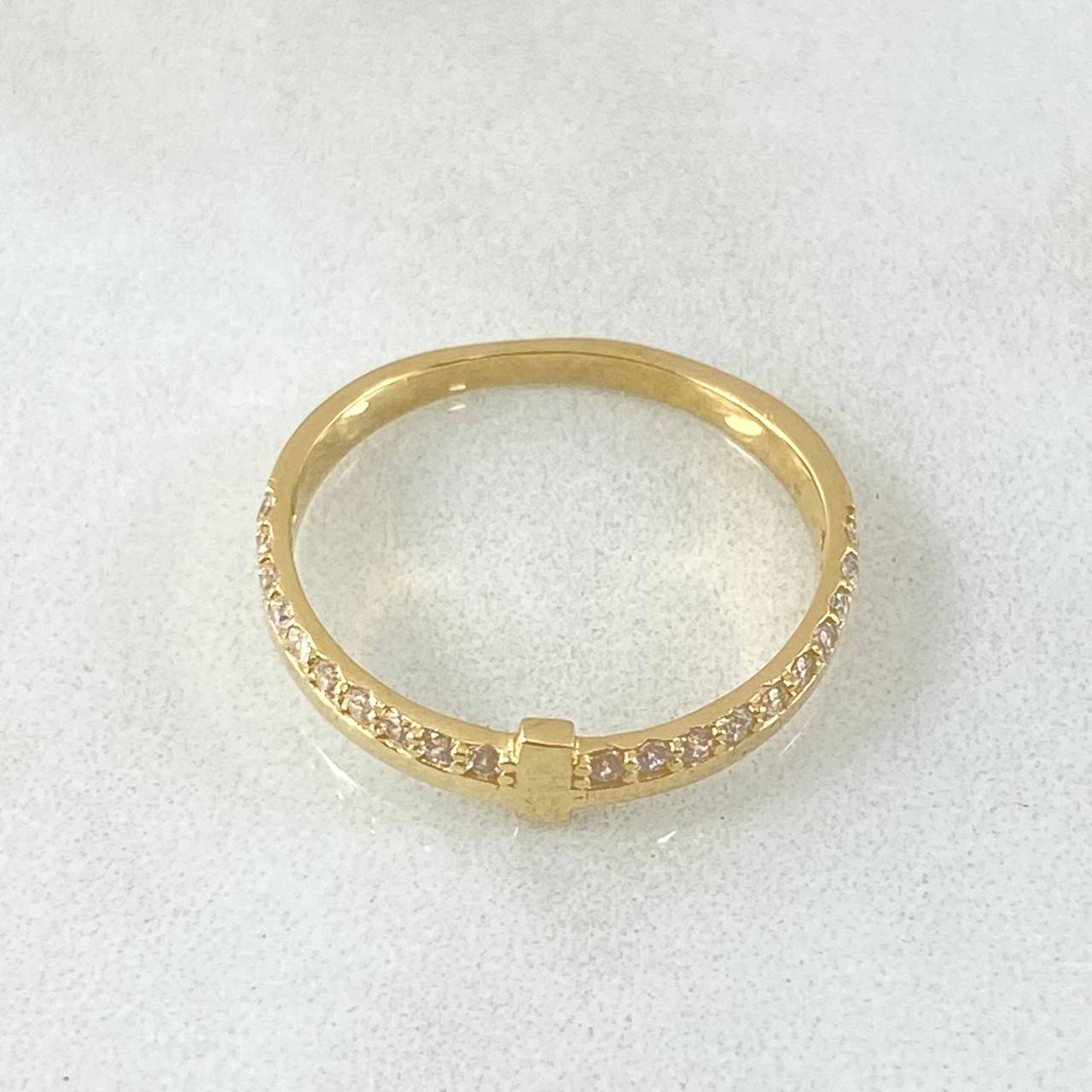 Scepter Divider Ring 2.1gr / Size 6 3/4 / 18K Gold