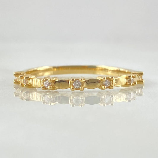 Morse Code Ring 1.65gr / Size 6 1/2 / 18K Gold