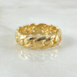 Cuban Braided Ring 4.7gr / Size 6 / 18K Gold