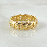 Cuban Braided Ring 4.7gr / Size 6 / 18K Gold