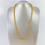 Cadena Lazo 16.3gr / 23 1/2 in / 6mm Oro Amarillo +3 18K *