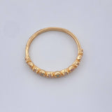 Flower Churumbela Ring 1.25gr / Size 6 / 18K Gold +