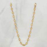 Tobillera Rustica 3.7 g / 9 3/4 in / 4.25 mm Oro Amarillo 18K
